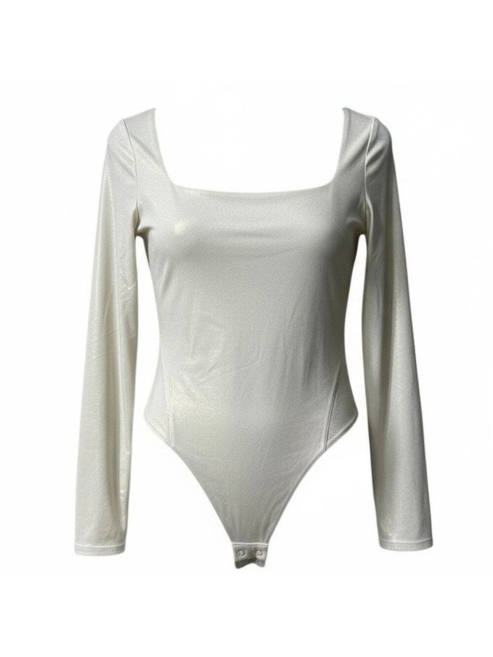 Lululemon Square-Neck Bodysuit Nulu Long Sleeve Thong Cut Large W3INRS LXBO NWT
